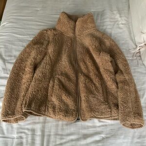 Tommy Hilfiger Zipped fluffy fleece jacket